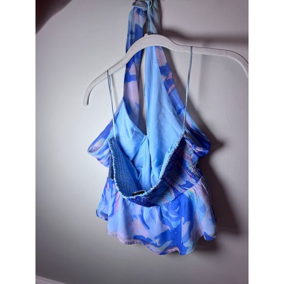French connection geometric print pastel flowy halter top
Size 8 - Picture 6 of 11